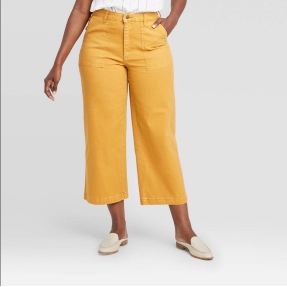Universal Thread Pants & Jumpsuits Universal Thread Mustard Golden